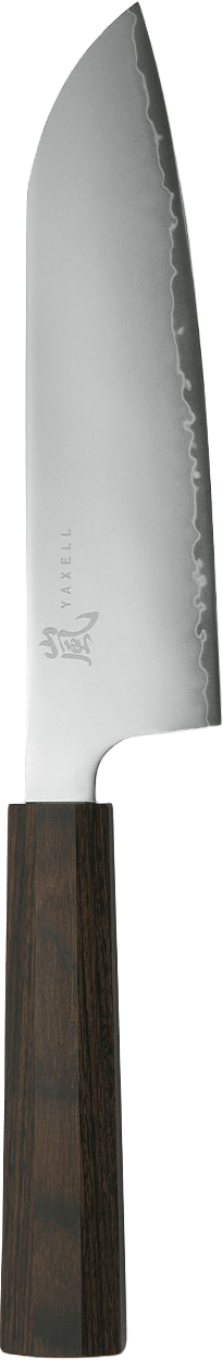 Santokukniv 16,5 cm, från Yaxell, i färgen Svart.