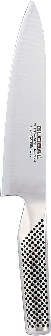 Kockkniv 18 cm, från Global, i färgen Rostfri.