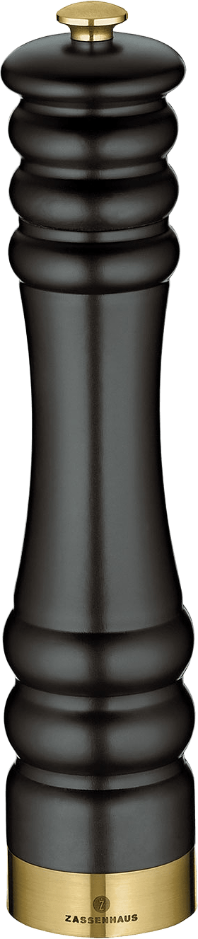 Pepparkvarn matt svart/guld 25 cm, från Zassenhaus, i färgen Svart.