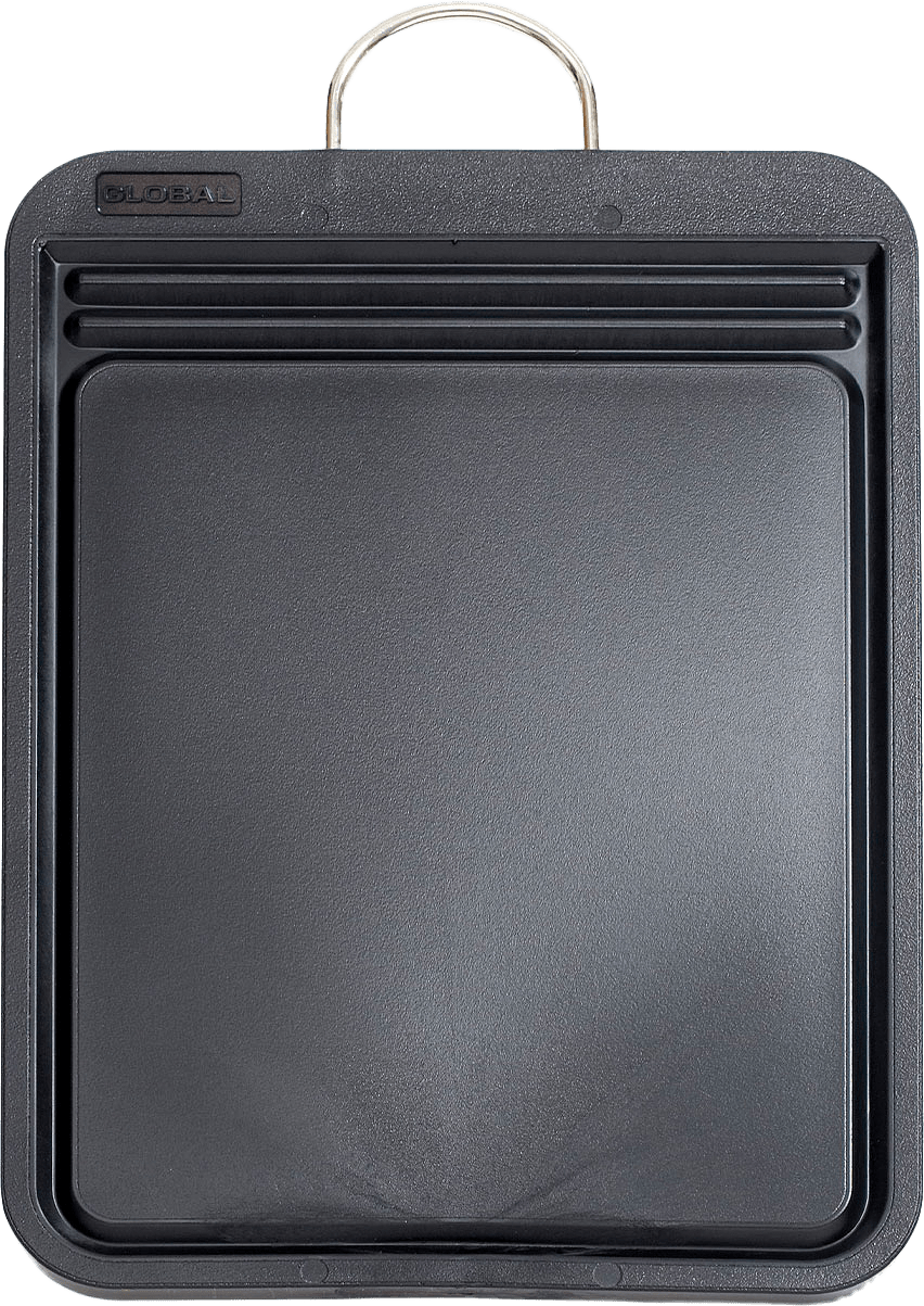 Plastskärbräda svart 36,5x26,5x1,3 cm, från Global, i färgen Svart.