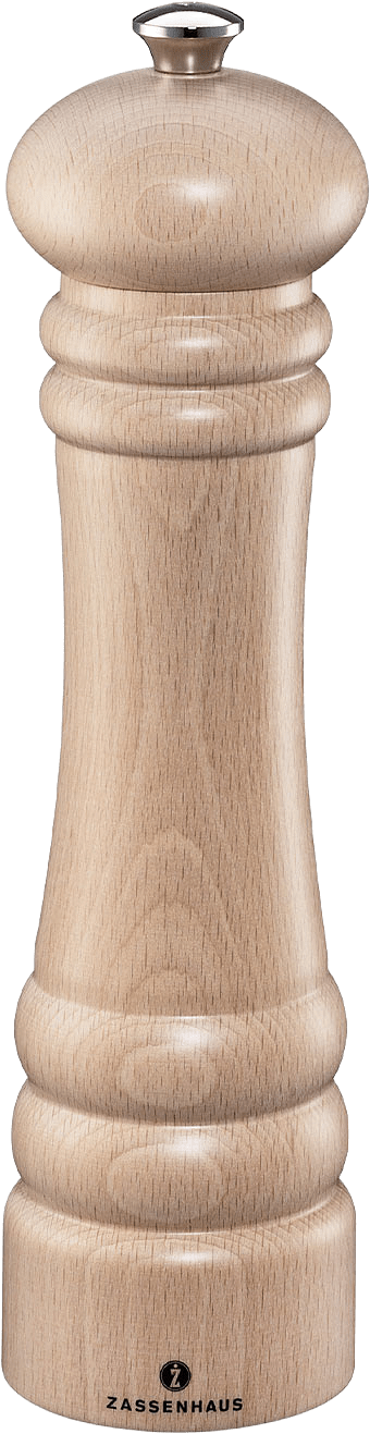 Saltkvarn bok 24 cm, från Zassenhaus, i färgen Natur.