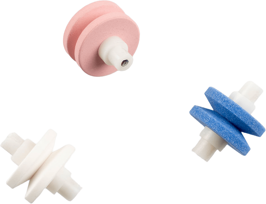 Sliphjulset till G-913/SB, från Global, i färgen Rosa/Vit/Blå.