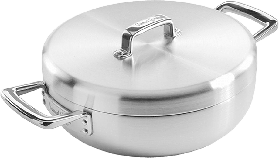 Serveringspanna med lock URBAN Classic Stainless Steel 28 cm, från Samuel Groves, i färgen Rostfri.