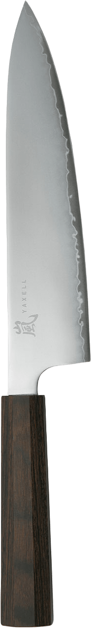 Kockkniv 20 cm, från Yaxell, i färgen Svart.