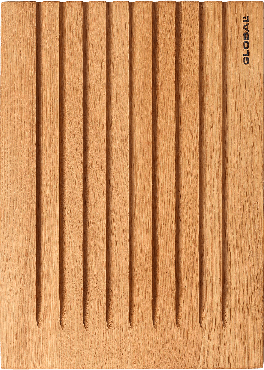 Skärbräda ek 35x25x2,2 cm, från Global, i färgen Ek.