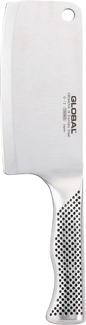 Köttyxa 16 cm, från Global, i färgen Rostfri.