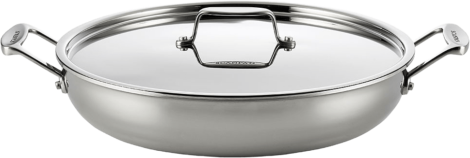 Serveringspanna 32 cm, från Scanpan, i färgen Rostfri.