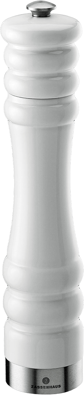 Saltkvarn vit 25 cm, från Zassenhaus, i färgen Vit.