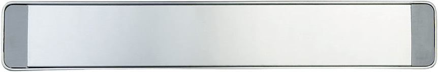 Magnetlist 31 cm slät, från Global, i färgen Rostfri.