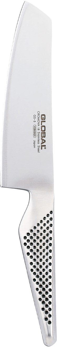 Grönsakshacka 14 cm, från Global, i färgen Rostfri.