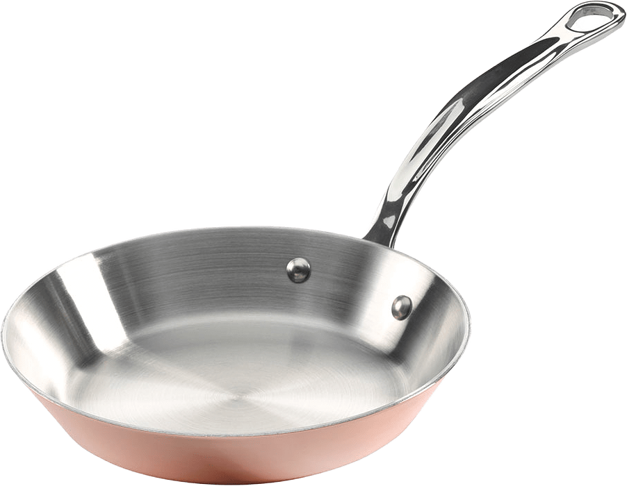 Stekpanna i koppar för induktion 20 cm, från Samuel Groves, i färgen Koppar.