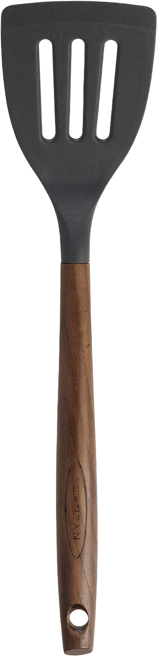 Stekspade Silicon, från Scanpan, i färgen Natur/Svart.