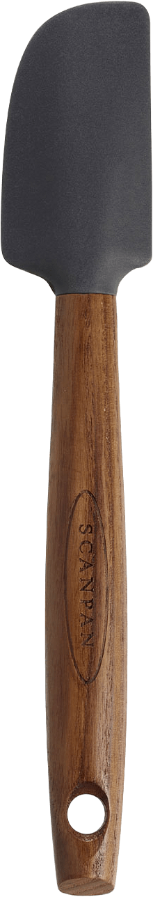 Slickepott liten Silicon, från Scanpan, i färgen Natur/Svart.