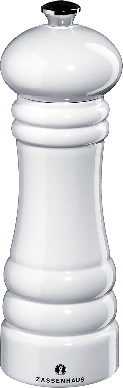 Pepparkvarn vit 18 cm, från Zassenhaus, i färgen Vit.