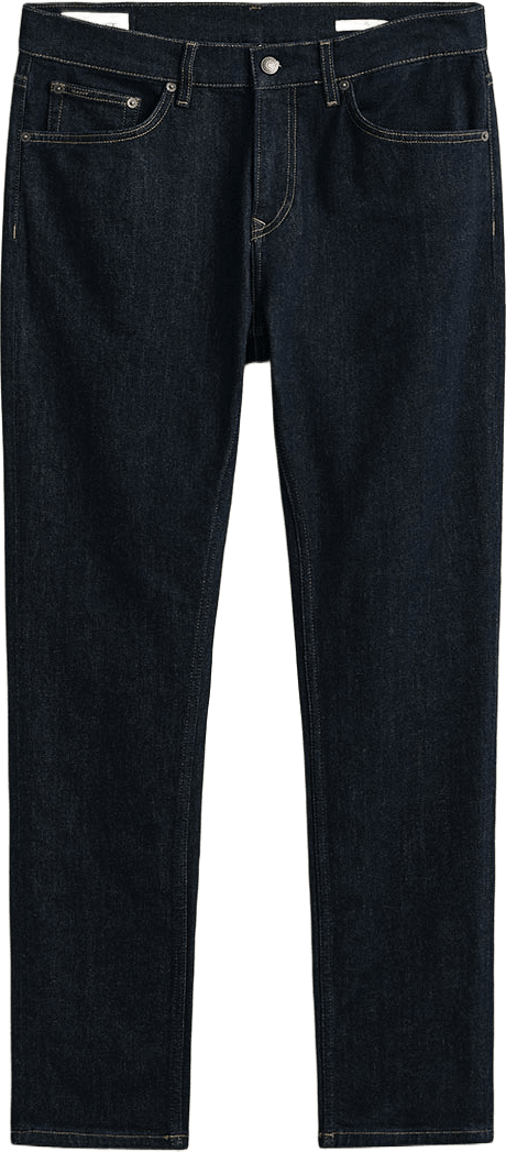 Slim Fit Clean Wash Jeans, från GANT, i färgen Dark Blue.