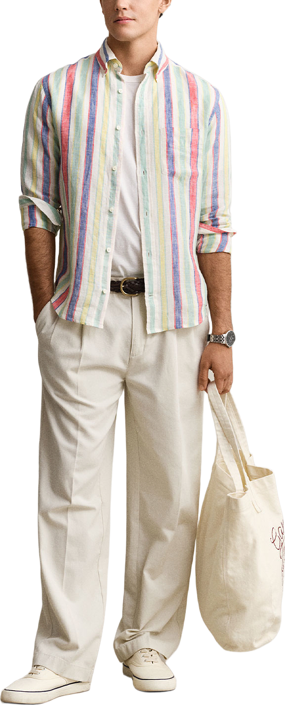 Multistriped Linen Shirt, från GANT, i färgen Multicolor.