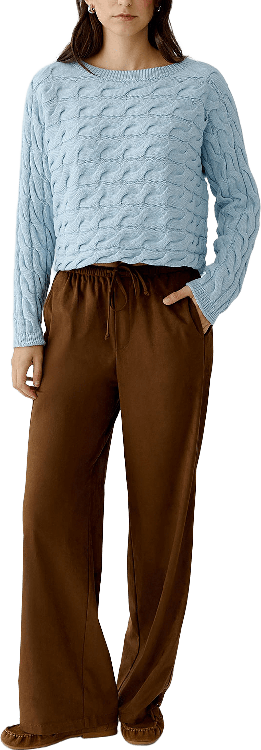 Oui Nos Pullover, från Oui, i färgen Celestial Blue.