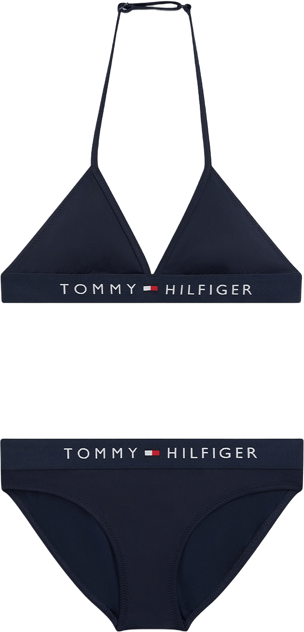 TRIANGLE SET, från Tommy Hilfiger, i färgen Dark Night Navy.
