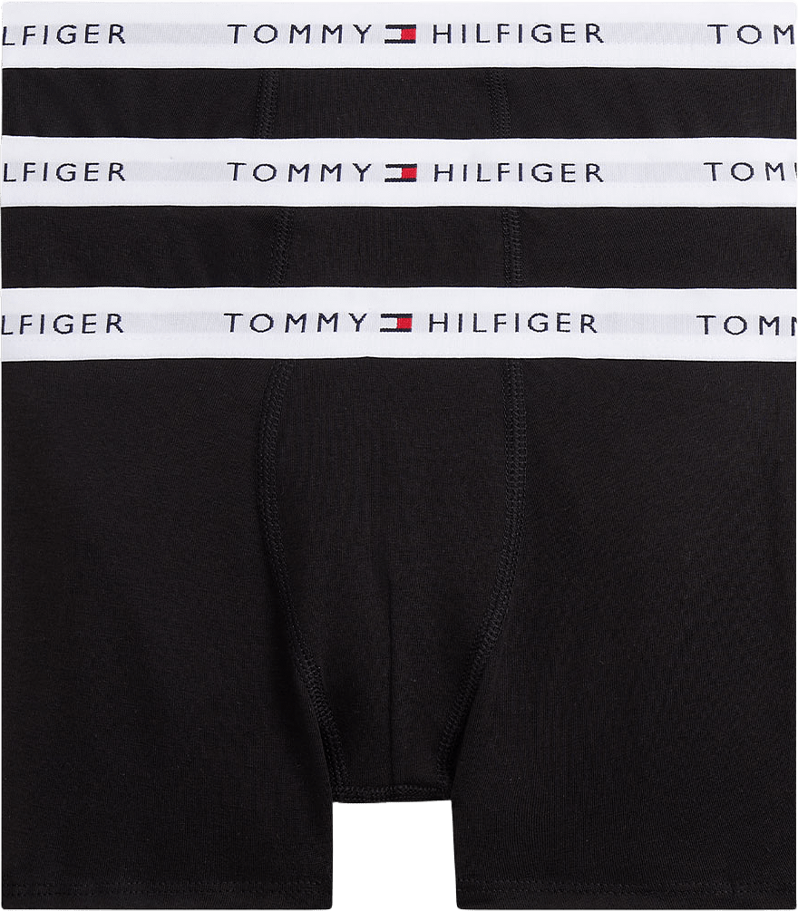 Kalsonger, 3-pack, från Tommy Hilfiger, i färgen Black / Black / Black.