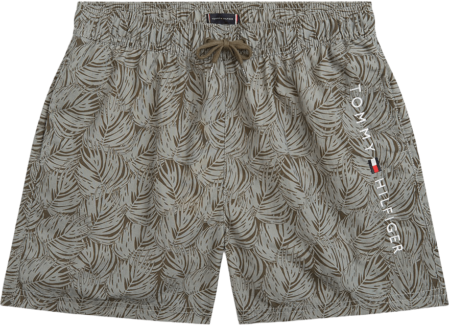 MEDIUM DRAWSTRING PRINT, från Tommy Hilfiger, i färgen Palm Leaf Army Green.