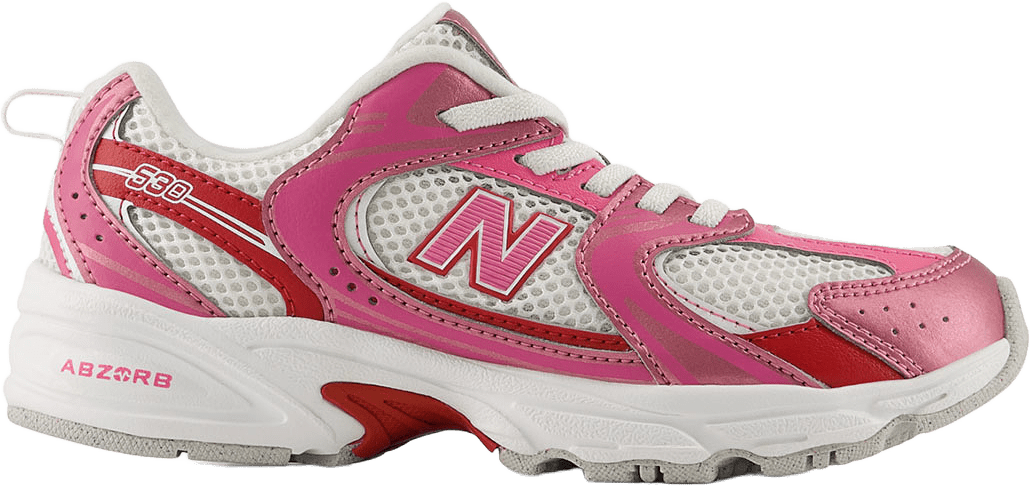 New Balance 530 Kids Bungee Lace, från New Balance, i färgen Pink Satin.