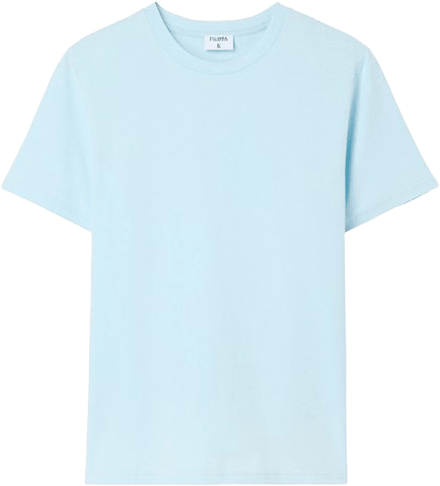 Stretch Cotton Tee, från Filippa K, i färgen Frost Blue.