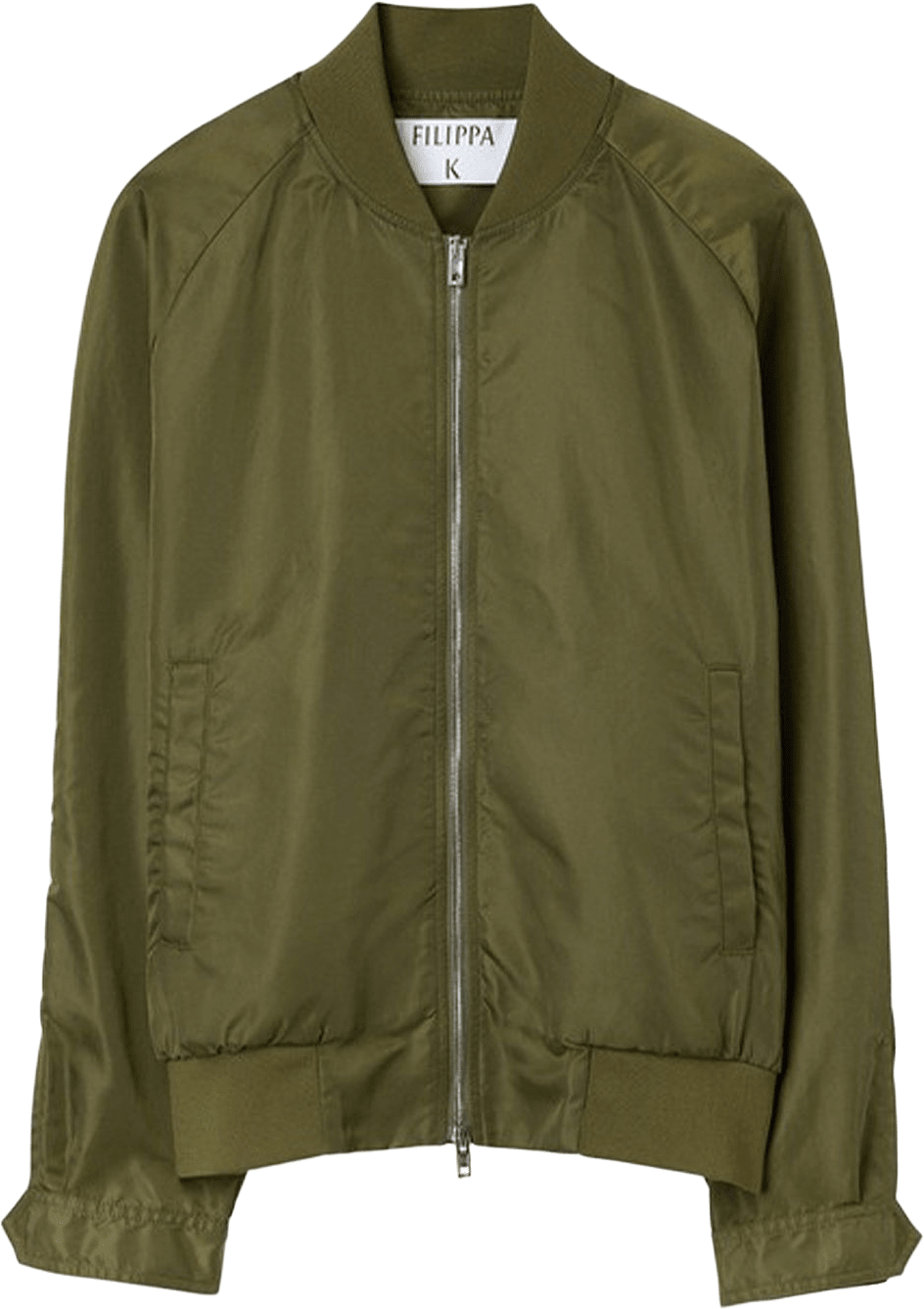 Technical Bomber Jacket, från Filippa K, i färgen Midnight Green.