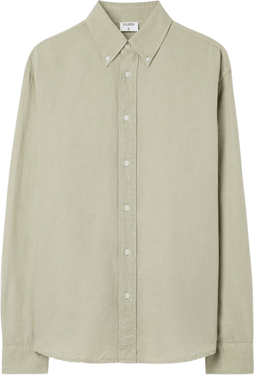 Relaxed Cotton Linen Shirt, från Filippa K, i färgen Light Green.