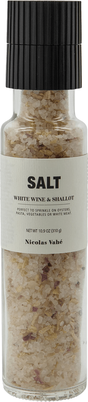 Salt Vitt vin & schalottenlök 310 g, från Nicolas Vahé, i färgen Clear.