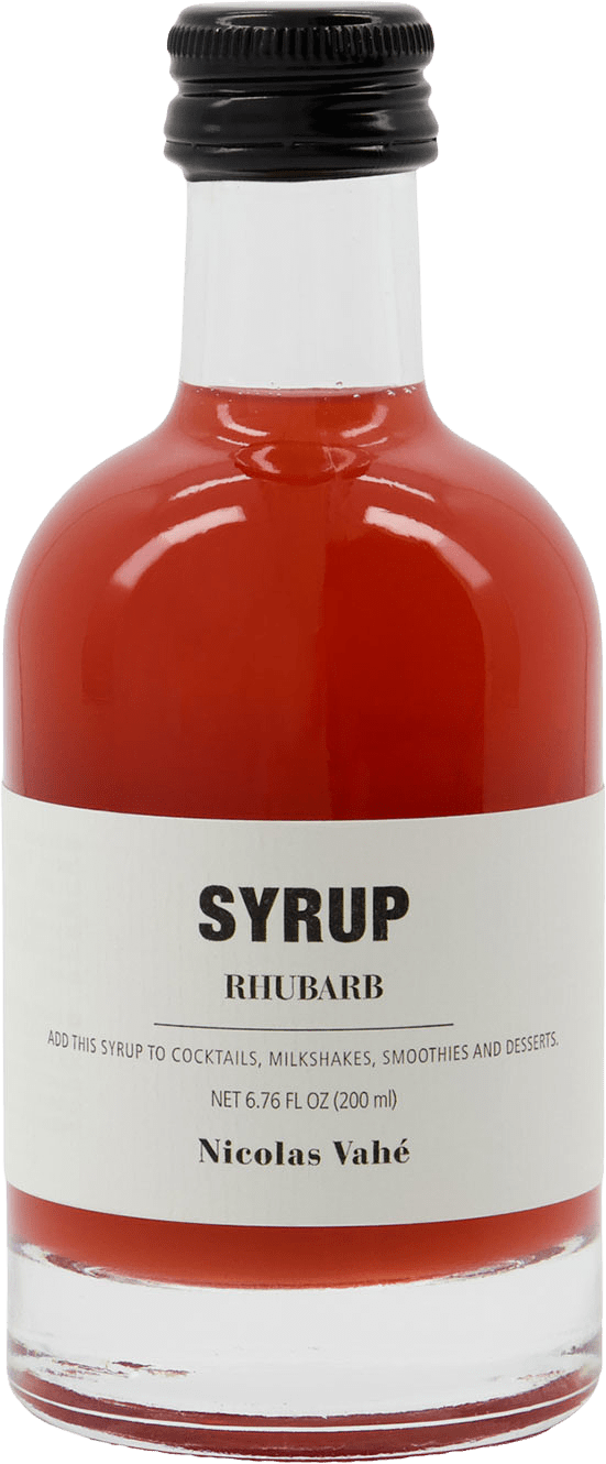 Sirap Rabarber 200 ml, från Nicolas Vahé, i färgen Clear.