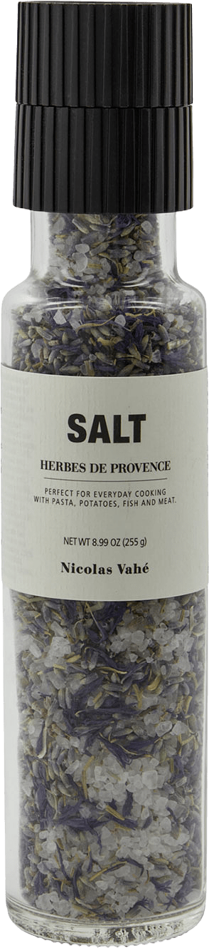 Salt Herbes de Provence 255 g, från Nicolas Vahé, i färgen Clear.