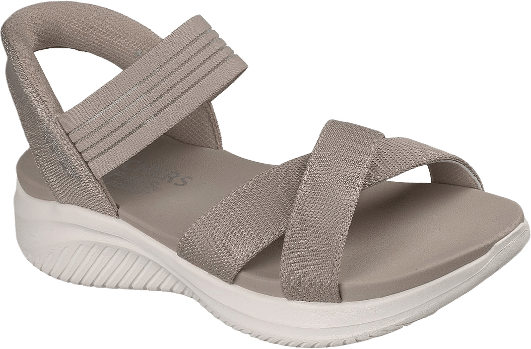 Ultra Flex Sandal, från Skechers, i färgen Tpe.