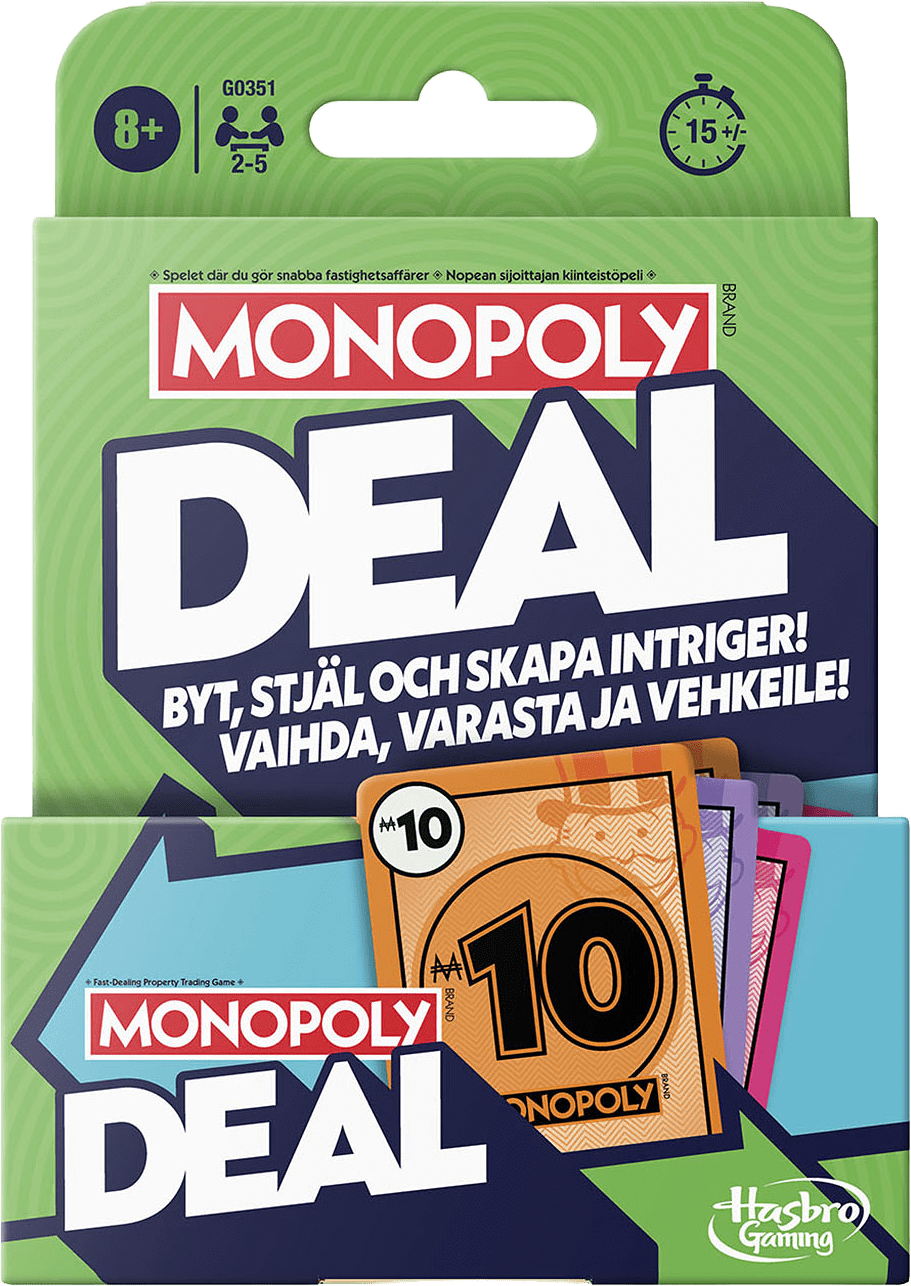 Monopoly DEAL, från HASBRO GAMES.