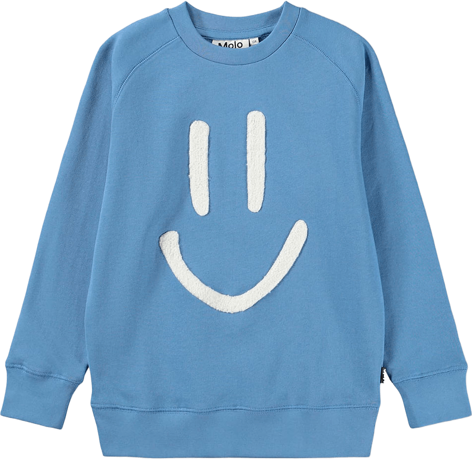 Mike Sweater, från Molo, i färgen Blue Tide.