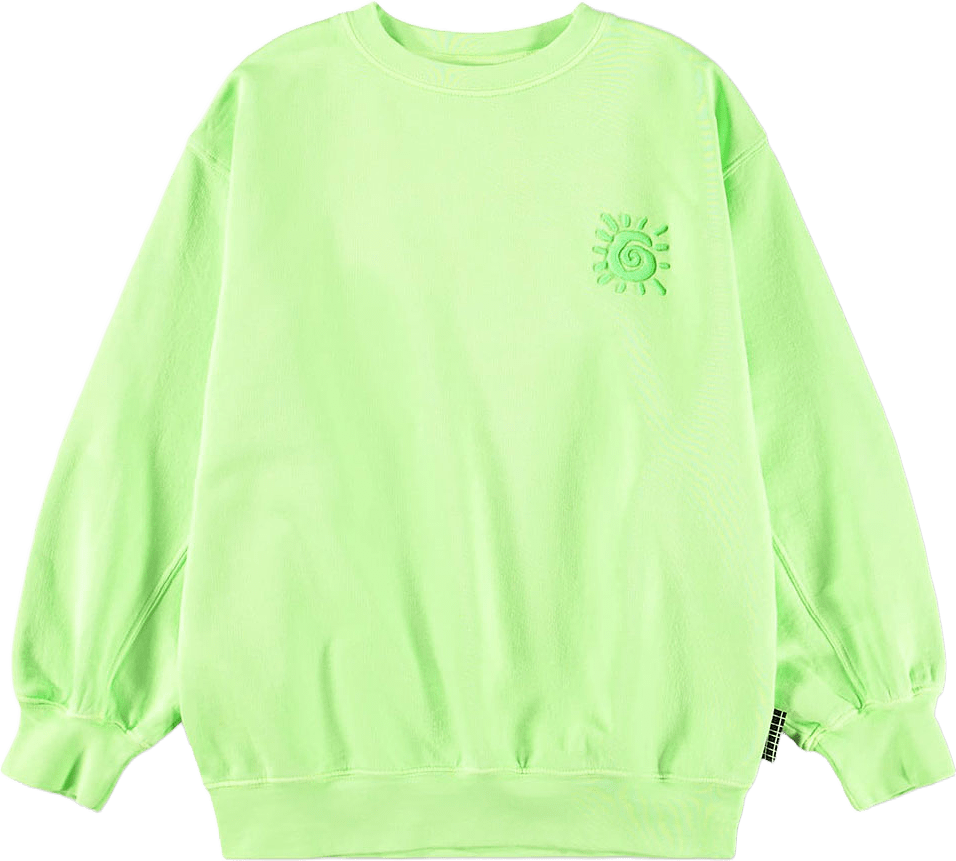 Magni Sweater, från Molo, i färgen Pale Gecko.