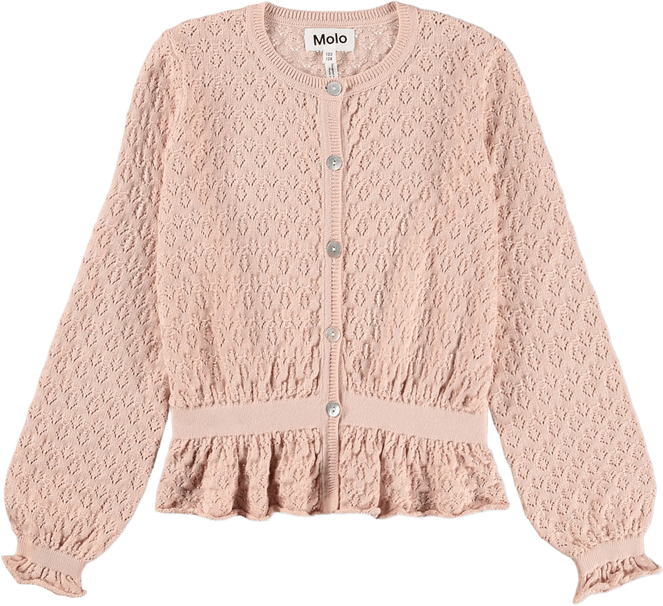 Gilda Cardigan, från Molo, i färgen Petal Blush.