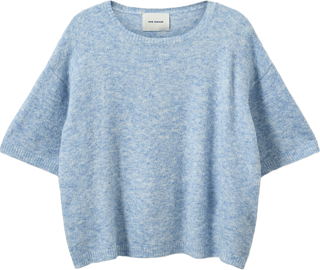 CarlaSY Vest, från Sofie Schnoor, i färgen Light Blue Melange.