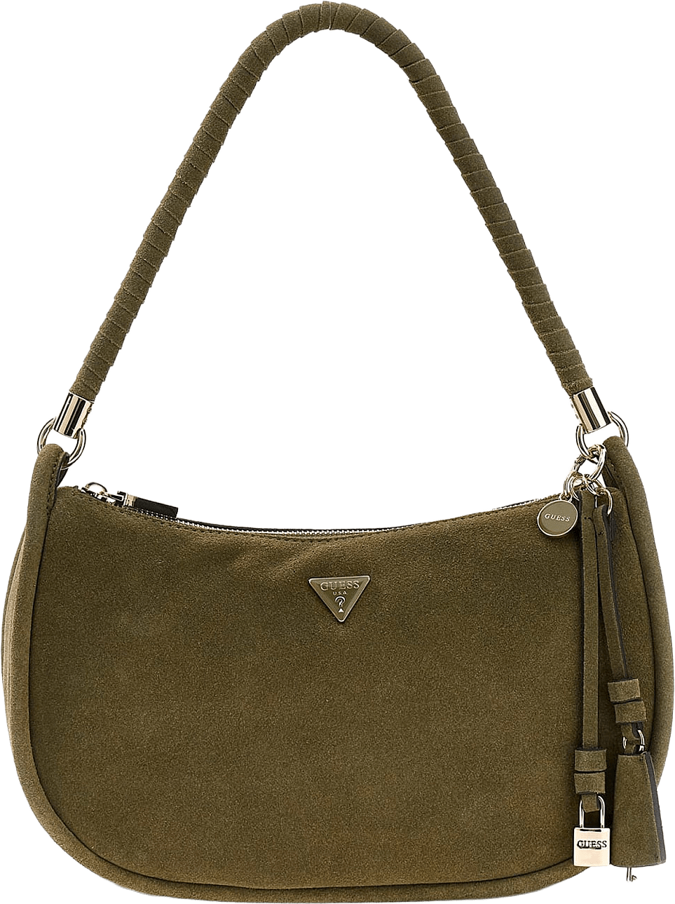 DANYA HOBO SHOULDER BAG, från Guess, i färgen Olive.