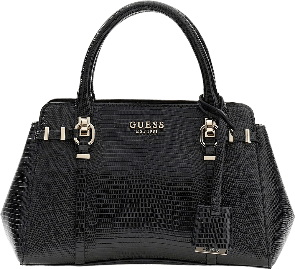 LEONA SMALL MULTI COMP SATCHEL, från Guess, i färgen Black.