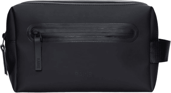 Wash Bag Zip W3, från Rains, i färgen Black.