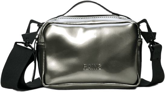 Crossbody Box Bag Micro W3, från Rains, i färgen Raven.