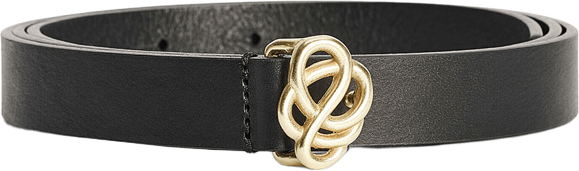 Ouma läderbälte, från By Malene Birger, i färgen Black.