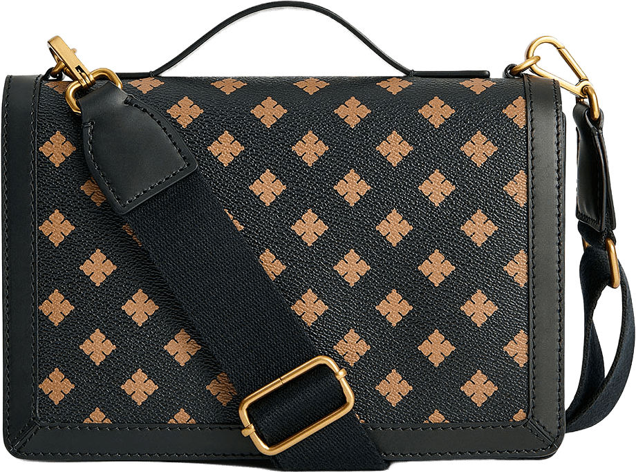 Loennas axelväska, från By Malene Birger, i färgen Walnut.