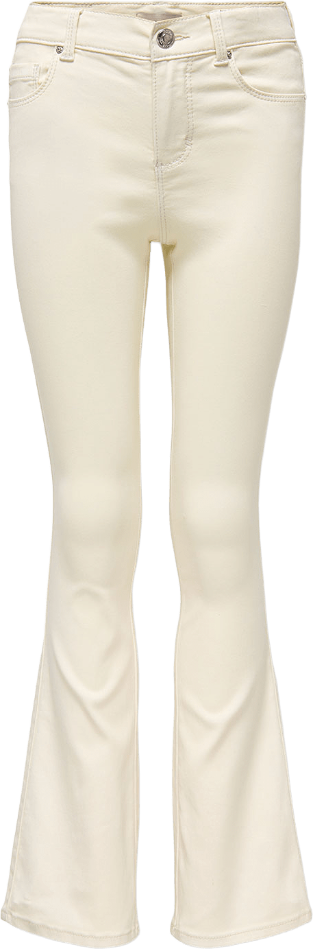 Flared Jeans Kogroyal, från Only, i färgen Ecru.