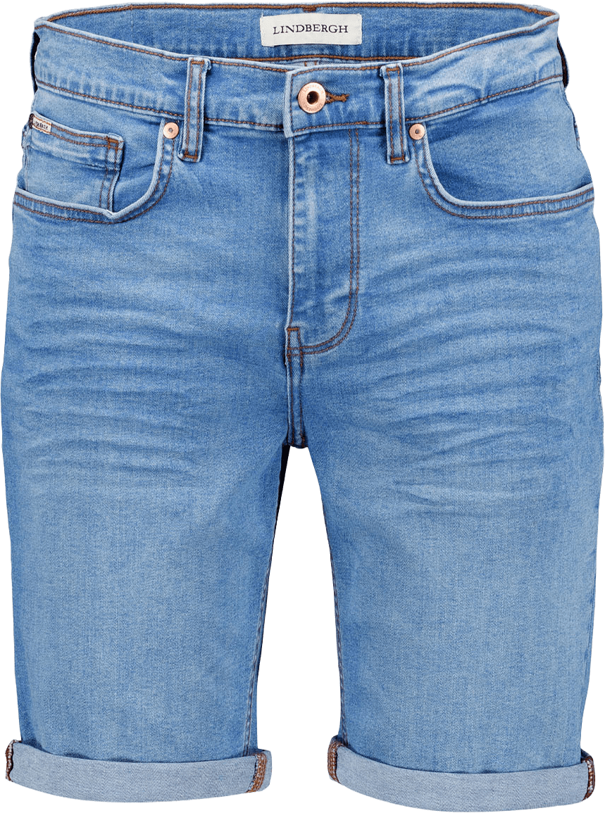 Superflex denim Shorts, från Lindbergh, i färgen Pale Blue.