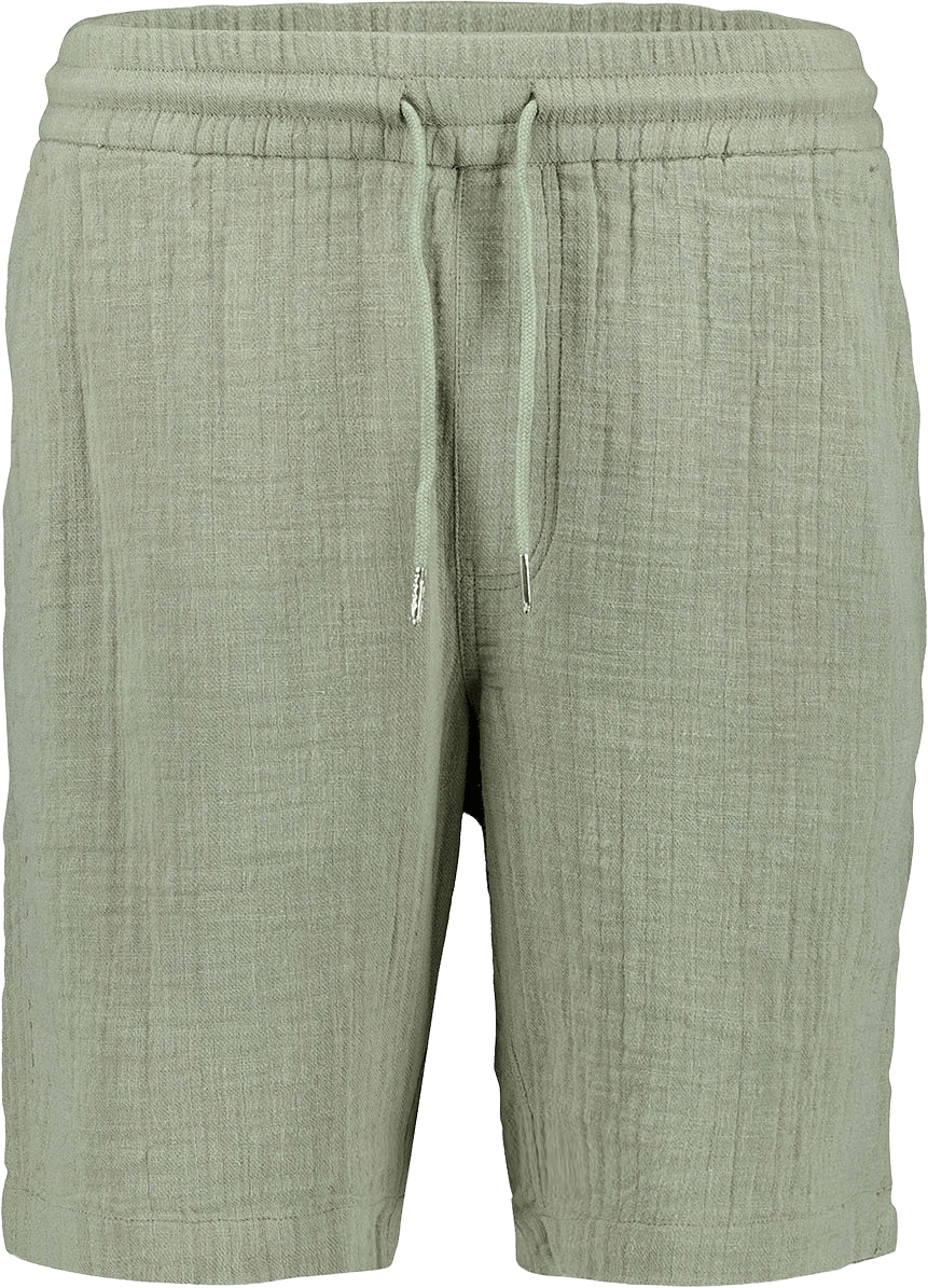 Cotton muslin Shorts, från Lindbergh, i färgen Dk Khaki.