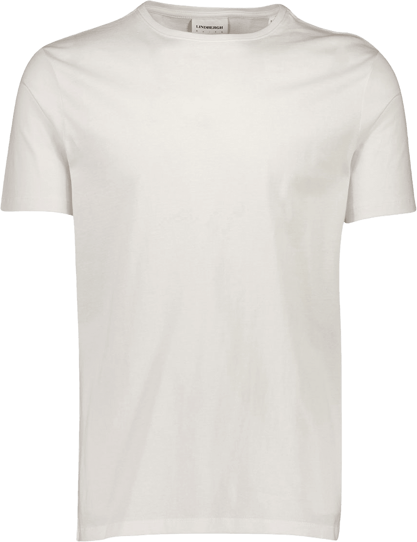 Basic o-neck T-shirt, från Lindbergh, i färgen White.