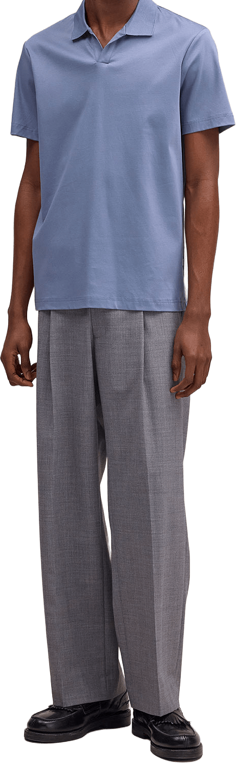 Paul SS Polo 3525, från NN07, i färgen Stone Blue.