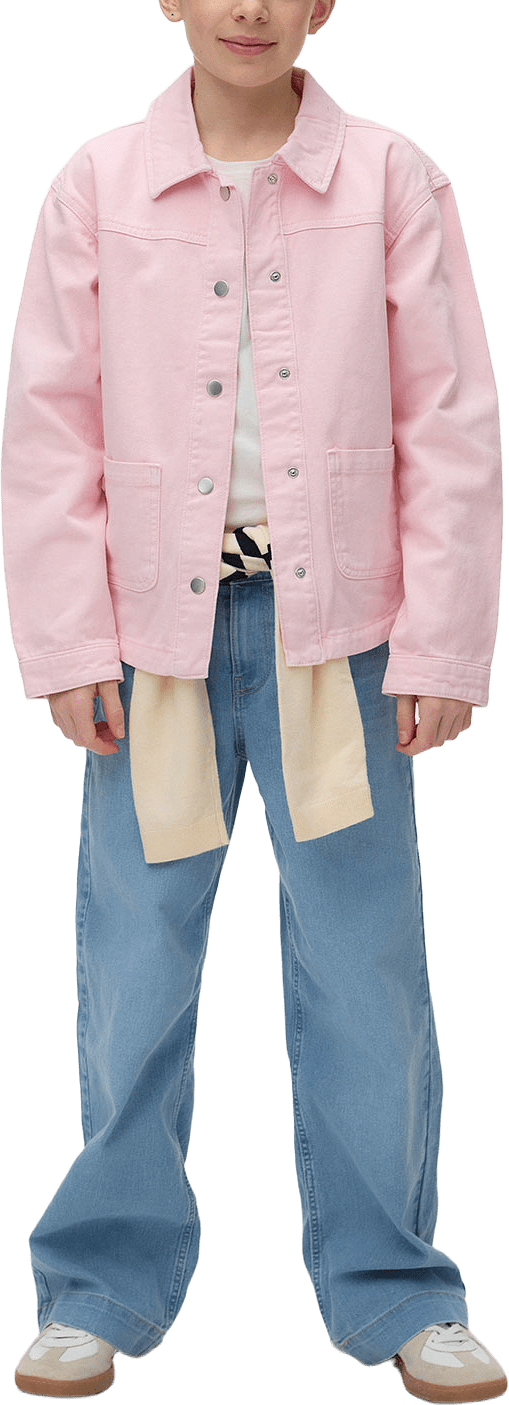 Jamie Jacket, från Vero Moda Girls, i färgen Parfait Pink Washed.