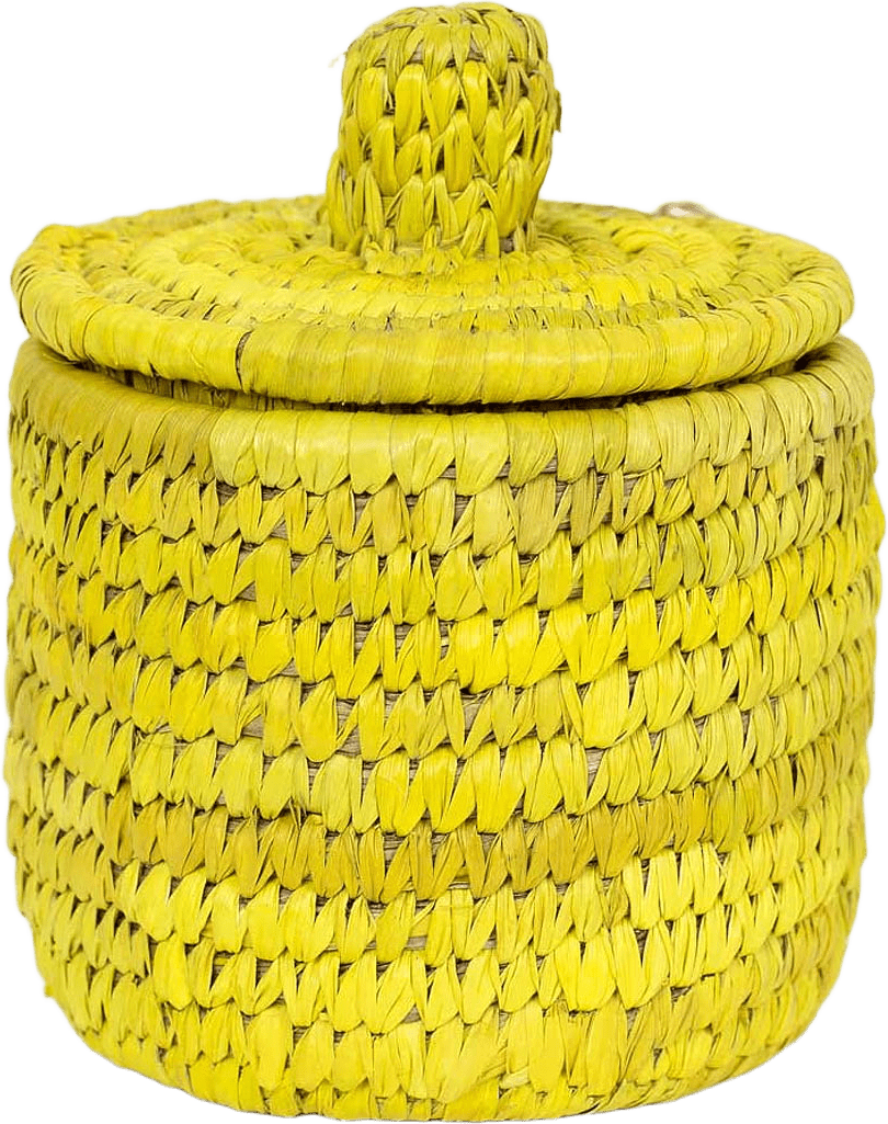 Palm Color Mini Korg M Lock, Gul, från A World of Craft, i färgen Gul.